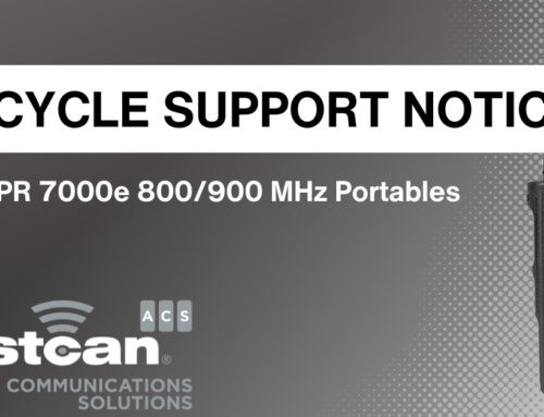 Lifecycle Support Notice – Motorola XPR 7000e 800-900 MHz Portables