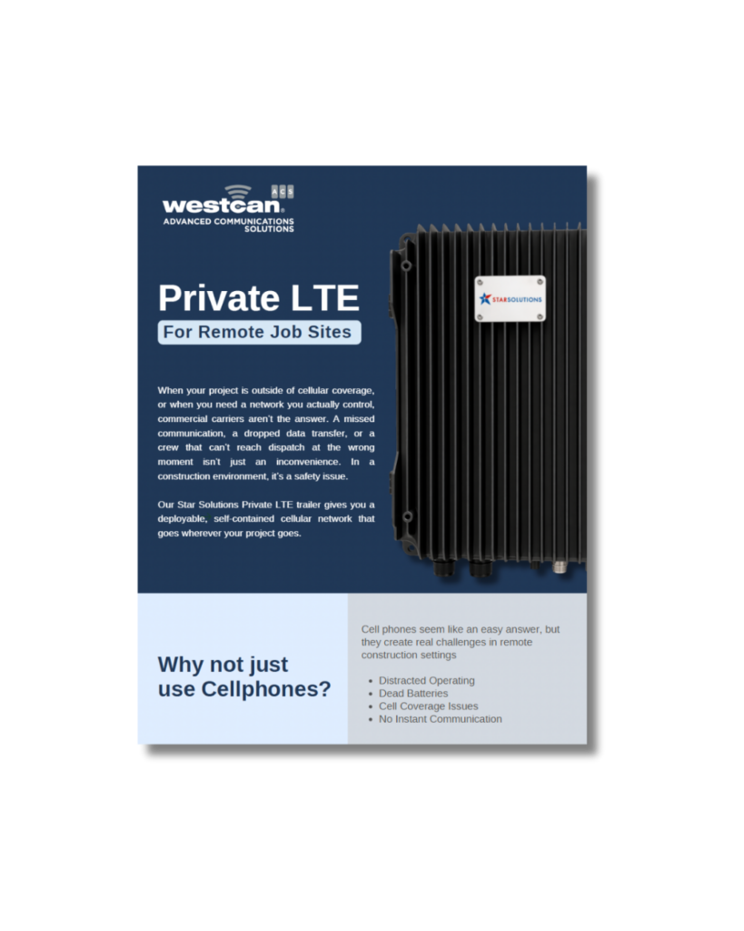 Private LTE Construction